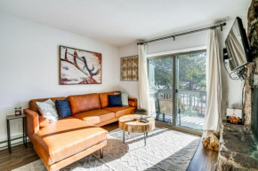Condo with Balcony and Views - Steps to Ski Shuttle!